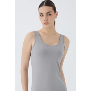 Kalın Askılı Slim Fit Kadın Atlet Body 2034