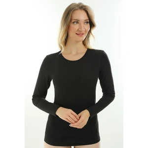 Uzun Kollu O Yaka Slim Fit Kadın Body 2040