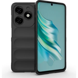 Tecno Spark 20C Kılıf Rahat Tutulabilir Yapılı İçi Kadife Kaplamalı Etnik Premium TPU Silikon Kapak