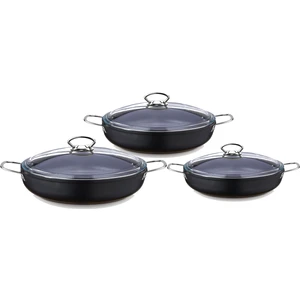 Saflon Titanium 6 Parça 18-20-22 cm Sahan Set