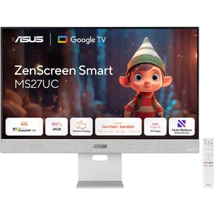 ASUS ZenScreen Smart MS27UC 27 inç 60Hz 5ms 4K UHD IPS Monitör