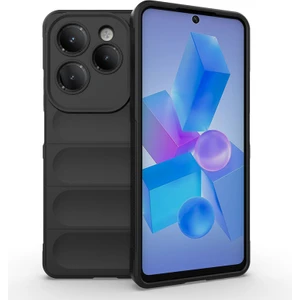 İnfinix Hot 40 Kılıf Rahat Tutulabilir Yapılı İçi Kadife Kaplamalı Etnik Premium TPU Silikon Kapak