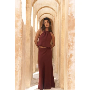 Malmvira Kiremit Keten Crop Etek Takım