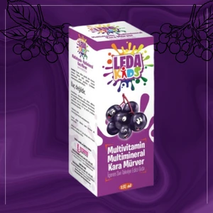 Ledakids Multivitamin Multimineral Karamürver Şurubu 150 Ml