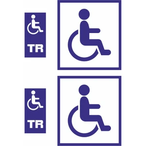 Sticker Master Engelli Sticker Oto Motor Pc Etiket