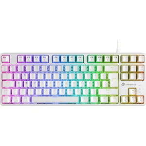 Gamebooster G23W Enigma Tkl Rainbow Aydınlatmalı Red Switch Mekanik Beyaz Oyun Klavyesi