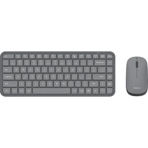 SPT6338 Kablosuz Set Wireless Set Kablosuz Klavye Kablosuz Mouse Türkçe Q Klavye ve Mouse Seti Gri