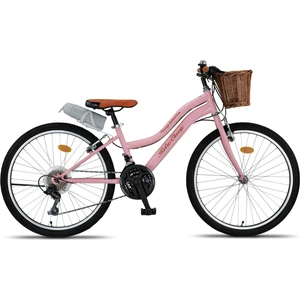 Retro Classic 24 Jant 21 Vites - Vintage Bisiklet Pembe
