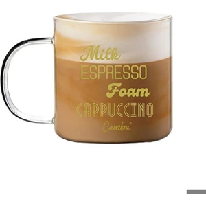 Borosilikat Cambu Cappuccino Bardağı 350 ml