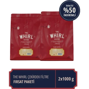 The Whirl Filtre Tanned 423°F Çekirdek Kahve 1 kg x 2 Adet