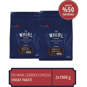 The Whirl Espresso Brunette 441°F Çekirdek Kahve 1 kg x 2 Adet
