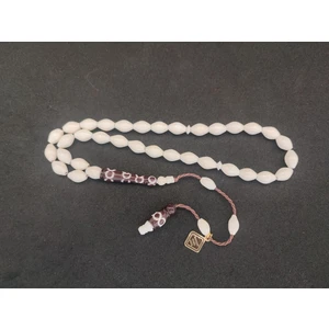 Iskeçeli Cemil Usta Eseri El Boy Kalemkar Işçilikli Deve Kemiği Sertifikalı 7971