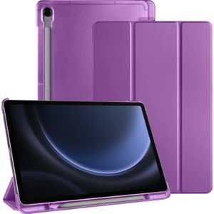 Samsung Galaxy Tab S9 FE / S10 Fe / S10 Lite 10.9inç Uyumlu Kılıf Flip Cover S Pen Kalem Bölmeli Slim Pc Case sm-X400