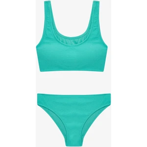 Turkuaz Genç Kız Bikini Takımı