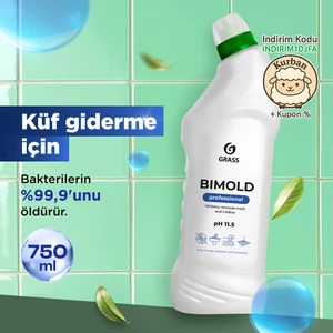 BIMOLD Küf Temizleyici Beyazlatıcı Profesyonel Jel 750 ml