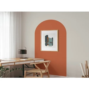 Yapışkanlı Manyetik Duvar Panosu Mıknatıs Tutan Pano 60 x 90 cm Domates turuncu