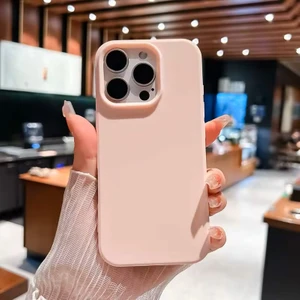 Iphone 16 Pro Max Uyumlu Kılıf Lansman Silikon ve Esnek