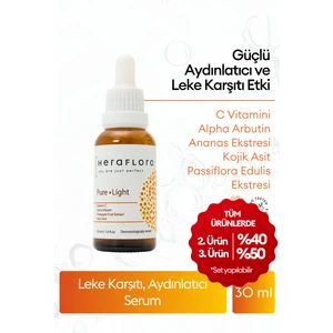 Pure Light Aydınlatıcı,leke Karşıtı Serum 30 ml Vitamin C,arbutin,ananas Eks,kojik Asit
