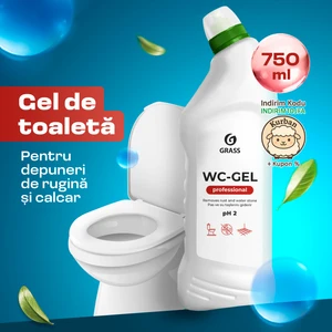 WC Gel Professional - Ağır Kir & Kireç Sökücü - Hijyenik Temizlik - Klozet, Lavabo, Fayans İçin - Hoş Kokulu - 750 ml