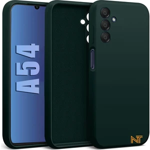 Samsung Galaxy A54 Kılıf Kamera Korumalı Lansman Kadife Iç Yüzeyli (Şık Tasarım) Silikon Kapak