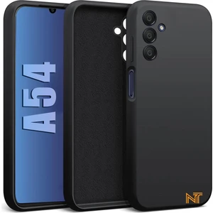 Samsung Galaxy A54 Kılıf Kamera Korumalı Lansman Kadife Iç Yüzeyli (Şık Tasarım) Silikon Kapak