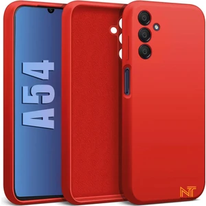 Samsung Galaxy A54 Kılıf Kamera Korumalı Lansman Kadife Iç Yüzeyli (Şık Tasarım) Silikon Kapak