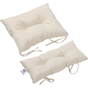 Su Geçirmez Puf Sandalye Minderi, Dış Ortama Uygun Minder (Krem)