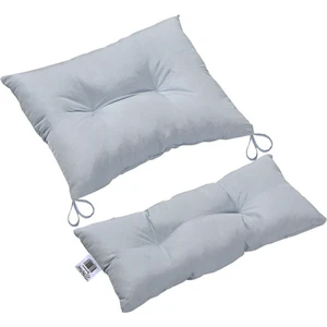 Su Geçirmez Puf Sandalye Minderi, Dış Ortama Uygun Minder (Gri)