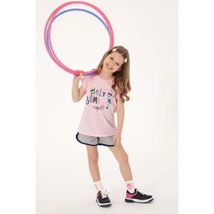 U.s. Polo Assn. Kız Çocuk Açık Pembe Tişört 50306190-VR078