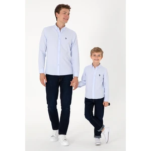 U.S. Polo Assn. Erkek Açık Mavi Gömlek Basic 50306338-VR003