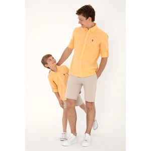 U.s. Polo Assn. Erkek Kavun Gömlek Basic 50306285-VR202