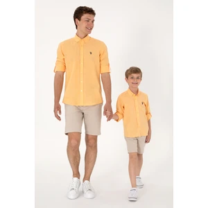 U.s. Polo Assn. Erkek Çocuk Kavun Gömlek Basic 50306583-VR202
