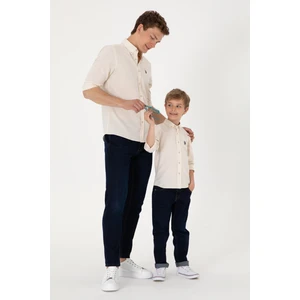 U.s. Polo Assn. Erkek Çocuk Taş Gömlek Basic 50306584-VR049