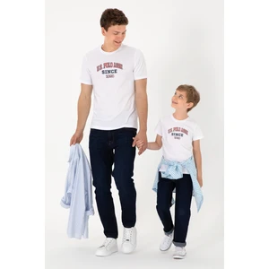 U.s. Polo Assn. Erkek Beyaz Tişört 50307311-VR013