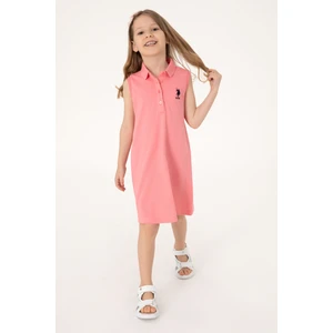U.s. Polo Assn. Kız Çocuk Pembe Elbise (Örme) 50306052-VR041