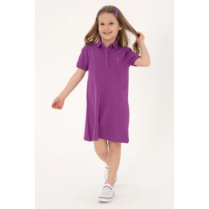 U.s. Polo Assn. Kız Çocuk Menekşe Elbise (Örme) 50306051-VR037