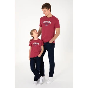 U.s. Polo Assn. Erkek Vişne Tişört 50307311-VR223