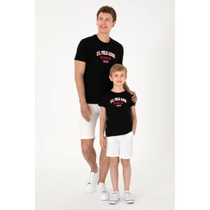 U.s. Polo Assn. Erkek Siyah Tişört 50307311-VR046