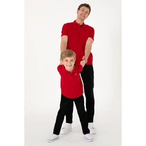 U.s. Polo Assn. Erkek Çocuk Kırmızı Tişört Basic 50306484-VR030