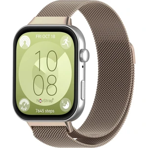 Huawei Watch Fit 4 Pro/Fit 4/Fit 3 ile Uyumlu Kordon Kayış Metal Hasır Örgü Çelik Kordon