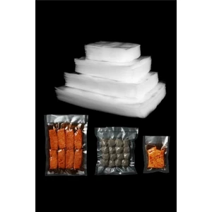 Eliz Party Tırtıklı Vakum Makinesi Poşeti Vakum Poşet Ev Tipi 20X26CM 25 Adet