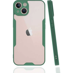 Apple iPhone 14 Plus Kılıf Btbm Parfe Kapak-Koyu Yeşil