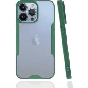 iPhone 13 Pro Kılıf Btbm Parfe Kapak-Koyu Yeşil