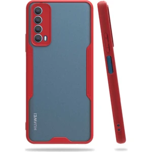 Huawei P Smart 2021 Kılıf Btbm Parfe Kapak-Kırmızı