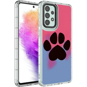 Galaxy A23 Kılıf Kamera Korumalı Renkli Desenli Sert Silikon Btbm Korn KAPAK-NO14