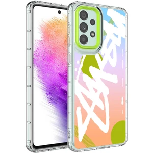 Galaxy A33 5g Kılıf Kamera Korumalı Renkli Desenli Sert Silikon Btbm Korn Kapak-No2