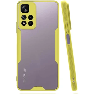 Xiaomi Redmi Infinix Note 11 Pro Plus 5g Kılıf Btbm Parfe Kapak-Sarı