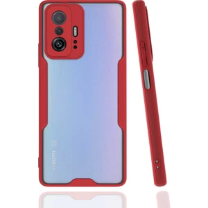 Xiaomi Mi 11T Pro 5g Kılıf Btbm Parfe Kapak-Kırmızı