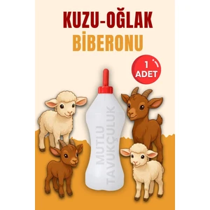 1 Adet Kuzu Oğlak Biberon Küçükbaş Biberonu 750 ml Kuzu Oğlak Süt Verme Beslene Küçükbaş Besleme