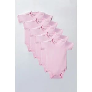 Yarım Kol Body Zıbın Çocuklar Için (5 Adet) Alttan Çıtçıtlı Özel Gereksinimli Büyük Boy